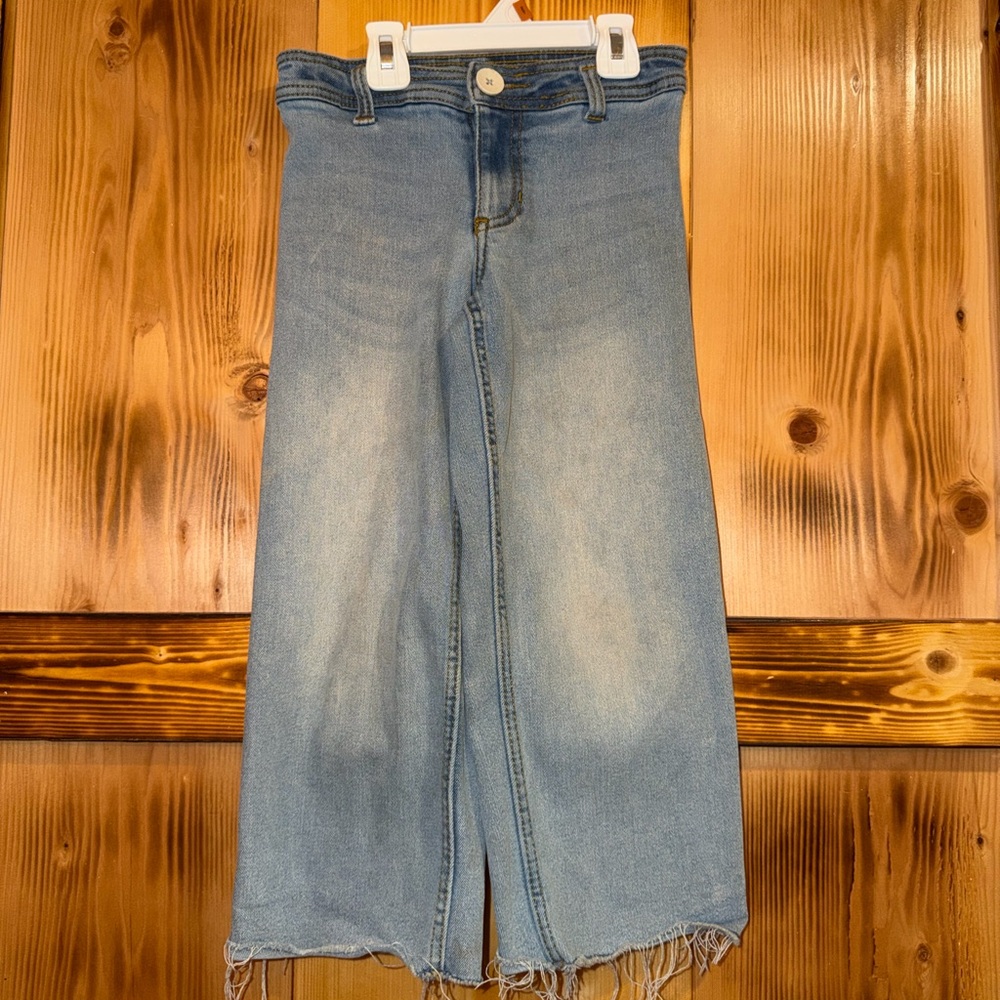 OshKosh B'gosh Light Blue Wide-Leg Denim Skirt-Jeans